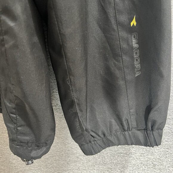 Diadora Jacket Mens XXL Black Mesh Lining Lightweight Sportswear Jogging - Picture 5 of 12